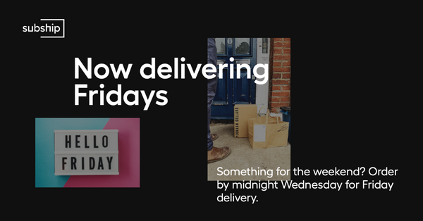 Something for the weekend? Now delivering hyperlocal groceries every Friday